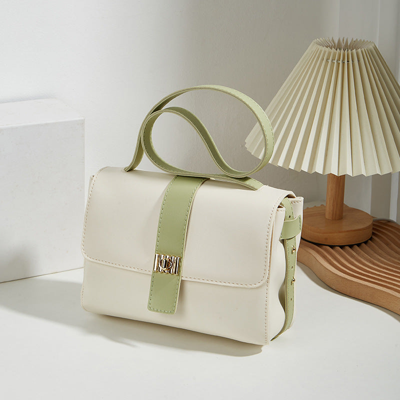 Damen elegante Handtasche mit modernem Klappenverschluss und praktischen Fächern Nord Taschen