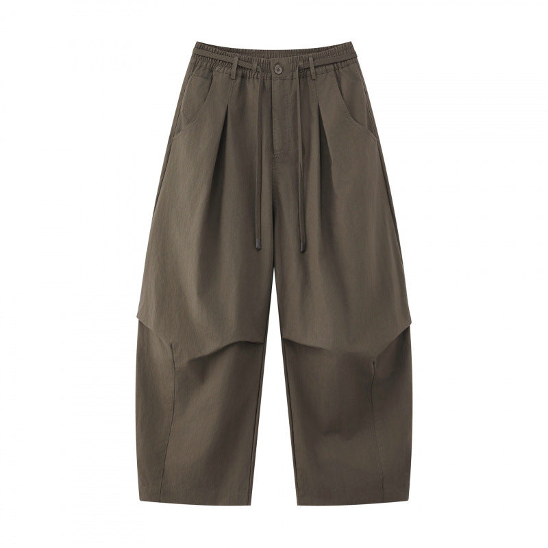 Unisex Weite Lagenhose mit ballonförmiger Silhouette, hoher Leibhöhe und Kordelzug Nord Taschen