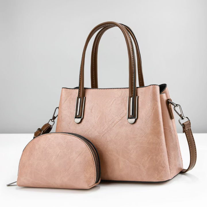 Damen handliche Handtasche mit abnehmbarer Kosmetiktasche Nord Taschen