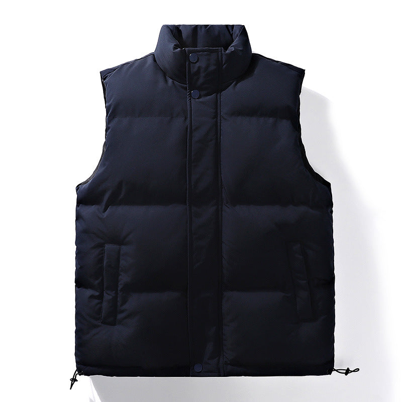 Damen Oversize Puffer‑Weste mit hohem Stehkragen, Frontblende und verstellbarem Kordelzugsaum Nord Taschen