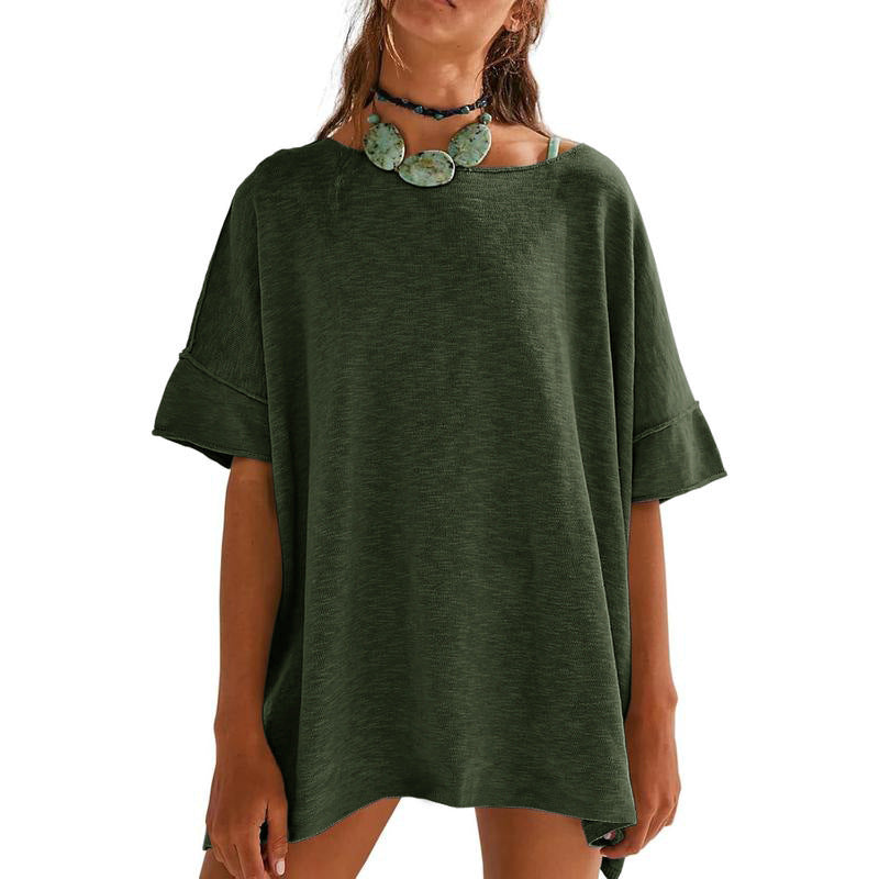 Damen Oversized Relaxed Fit T-Shirt