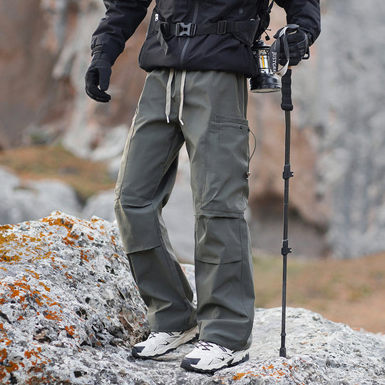 Herren Outdoor-Cargohose mit verstärkten Knien, wasserabweisend und atmungsaktiv Nord Taschen