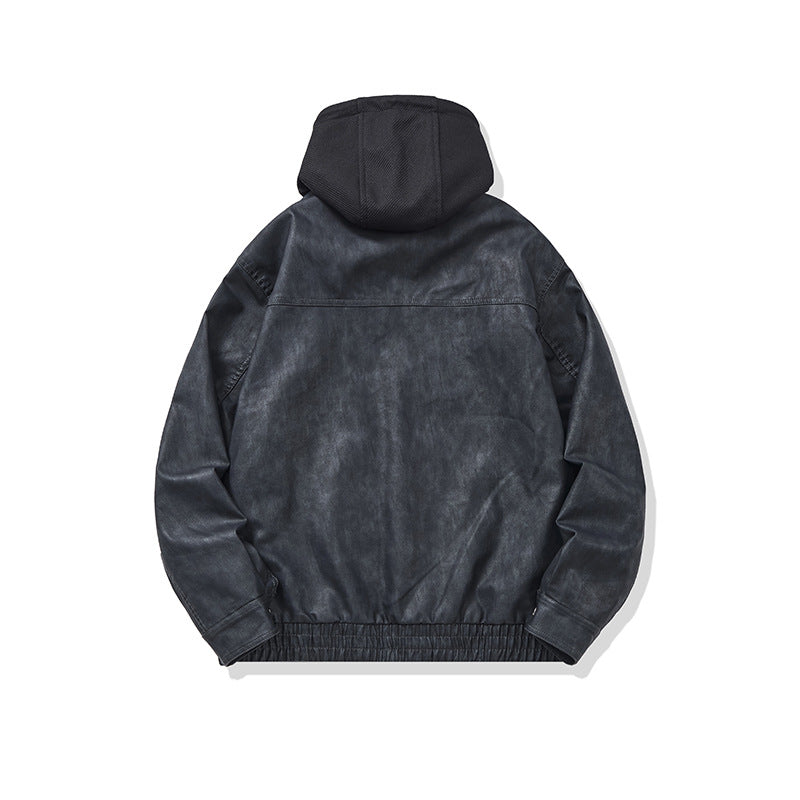 Herren Kapuzen-Canvasblouson im Boxy‑Cut mit Utility‑Details Nord Taschen