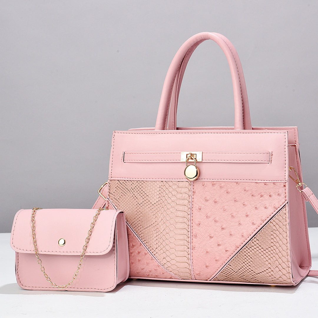 Damen elegante Handtasche mit abnehmbarer Mini-Clutch Nord Taschen