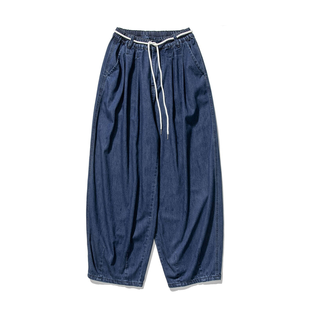 Herren Extraweite Baggy-Hose mit Tunnelzugbund und umgeschlagenem Saum Nord Taschen