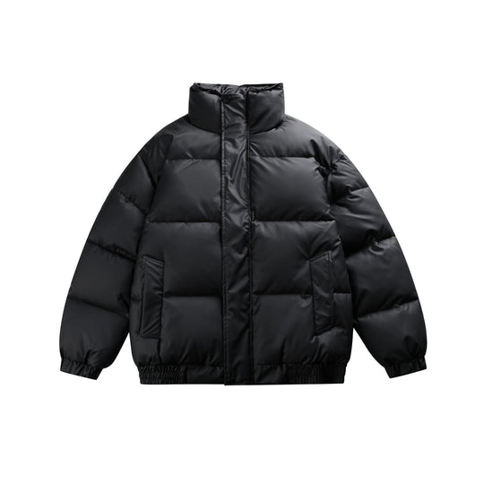 Damen Gefütterte Oversize-Steppjacke mit hohem Stehkragen Nord Taschen