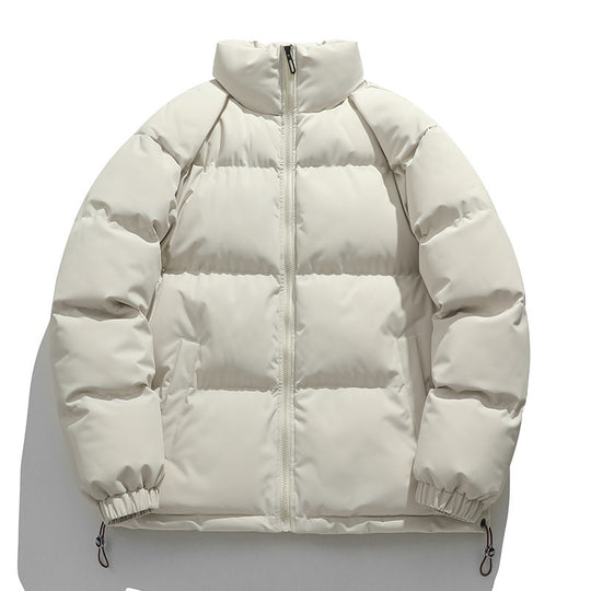 Unisex Wattierte Stepp-Übergangsjacke mit hohem Kragen und verstellbarem Saum Nord Taschen