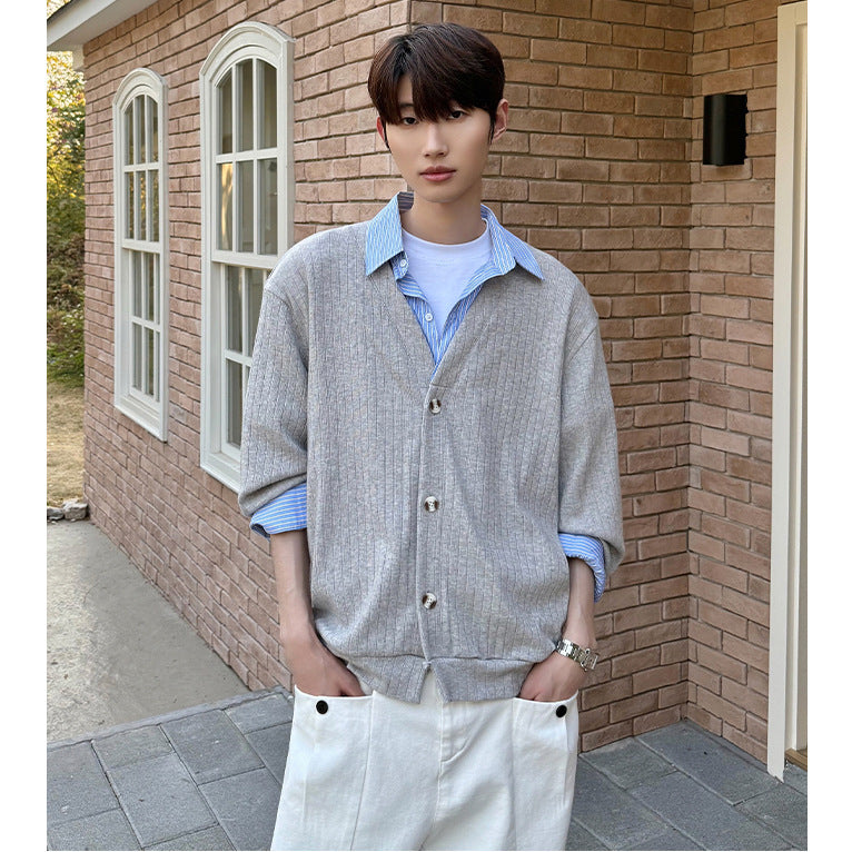 Herren Modische und bequeme Strickjacke Nord Taschen