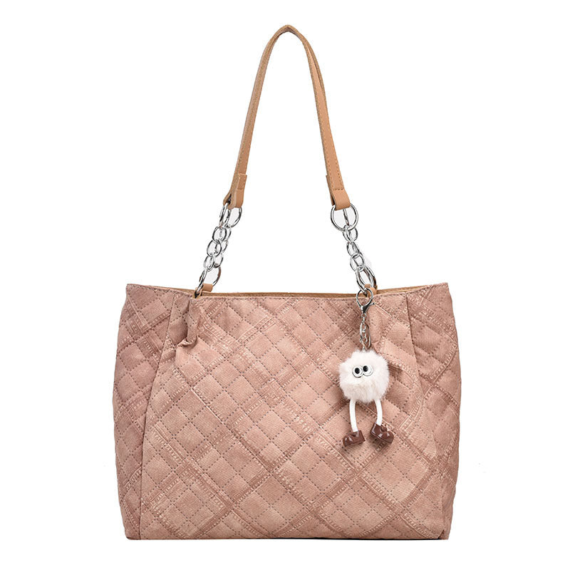 Damen modische Handtasche mit hochwertiger Stepp-Optik Nord Taschen