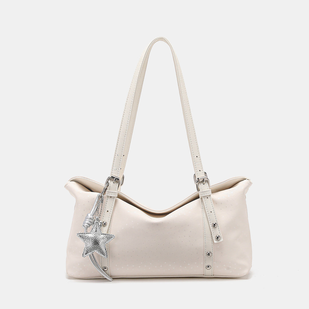 Damen Hobo-Tasche aus strapazierfähigem Wildleder mit abnehmbarem Miniclutch Nord Taschen