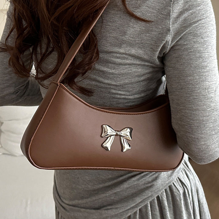 Damen Umhängetasche mit funkelndem Schleifendetail Nord Taschen