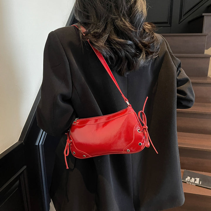 Damen trendige Umhängetasche mit eleganter Schnürung Nord Taschen