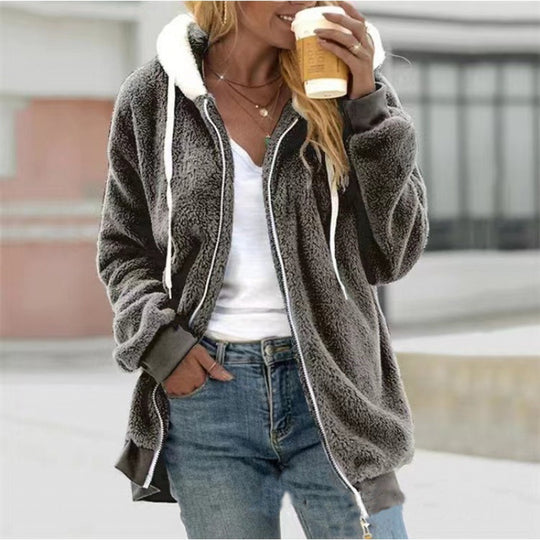 Extra warmer Teddy Kapuzenpullover