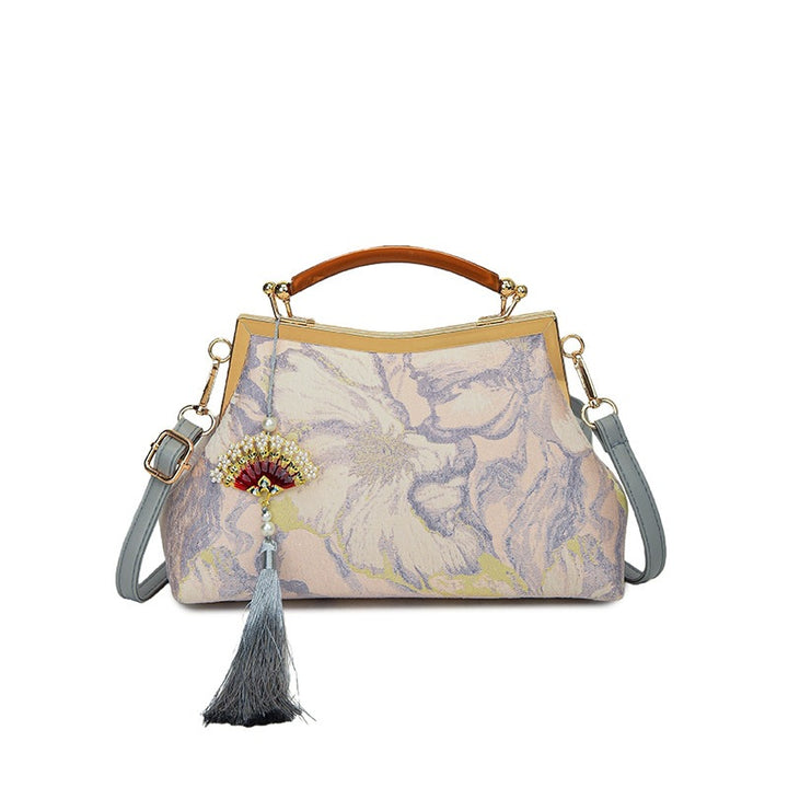 Damen Handtasche mit floralem Design und eleganten Details Nord Taschen