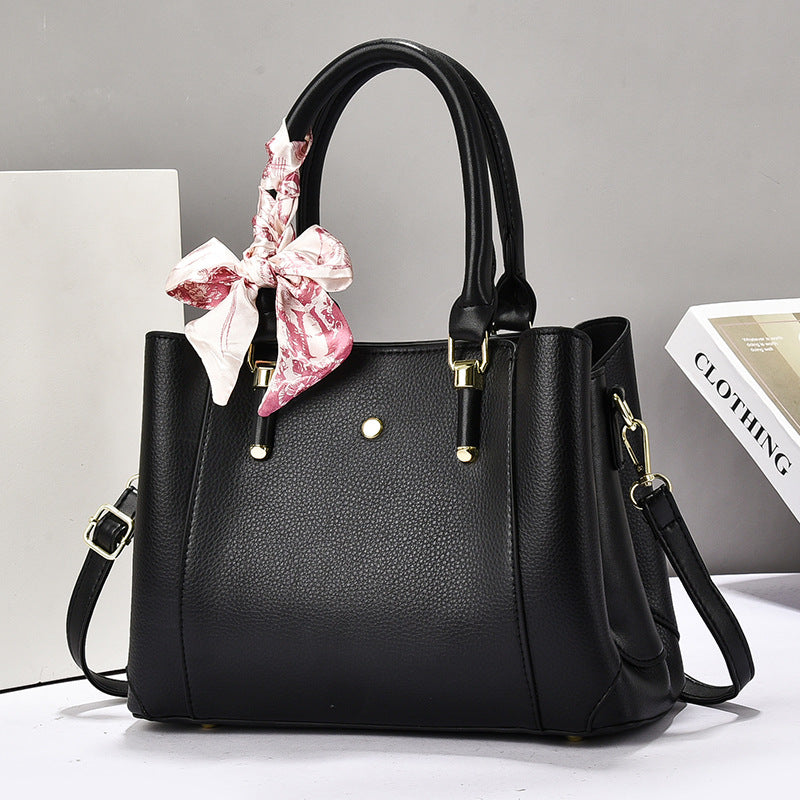 Damen modische Handtasche mit verspieltem Schleifenakzent Nord Taschen