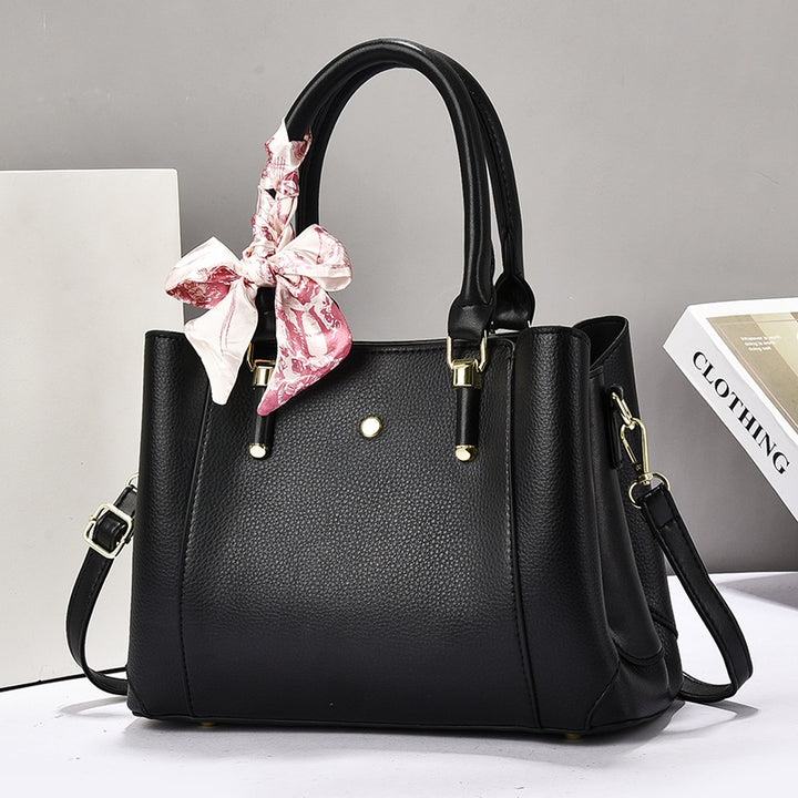 Damen modische Handtasche mit verspieltem Schleifenakzent Nord Taschen