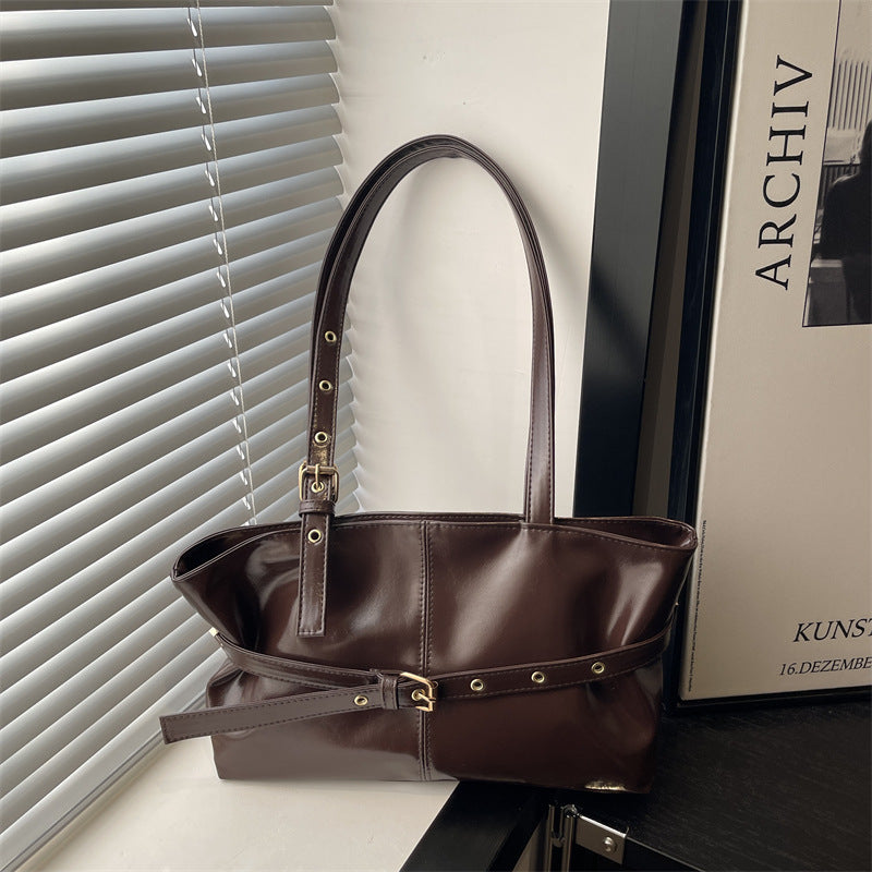 Damen elegante Handtasche mit praktischem Fächerdesign Nord Taschen