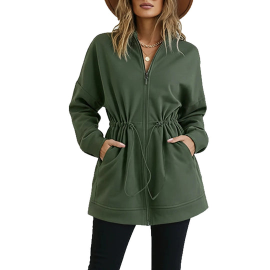 Damen Modische Sportjacke mit Taillenregulierung Nord Taschen