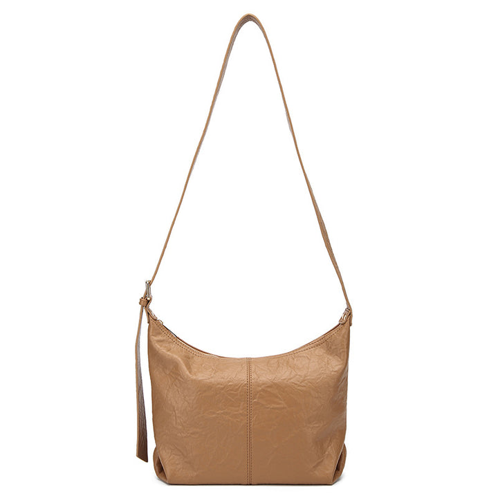 Damen Hobo-Tasche aus hochwertigem Kunstleder mit elegantem Kordelzug Nord Taschen