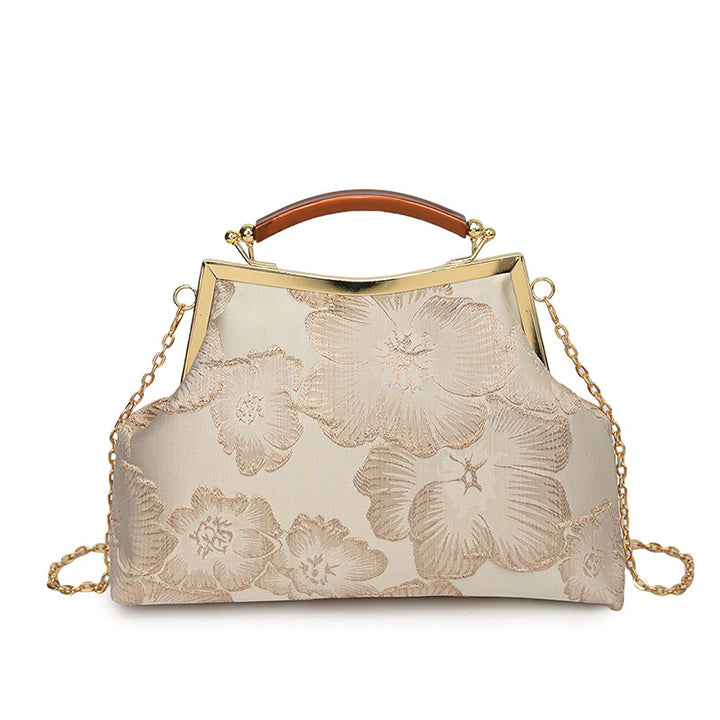 Damen elegante Umhängetasche mit floralem Design Nord Taschen