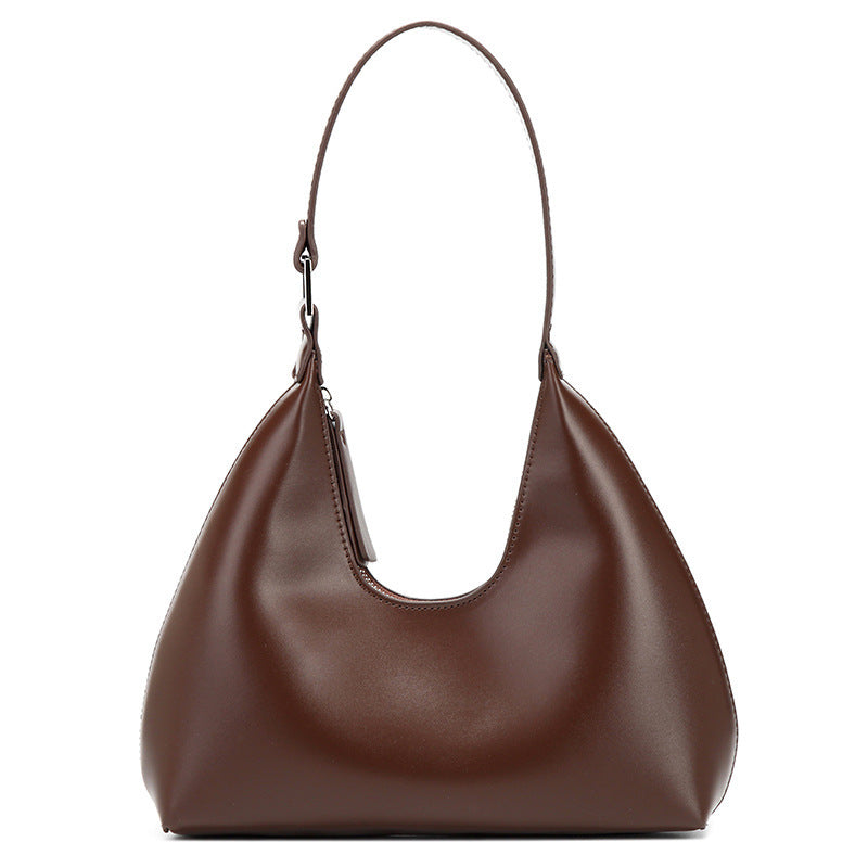 Damen modische Schultertasche im minimalistischen Design mit praktischem Reißverschluss Nord Taschen