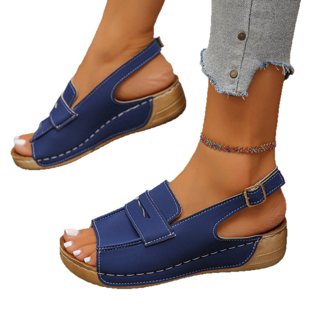 Damen Komfortable Sandalen mit verstellbarem Riemen und anatomischer Fußbettung Nord Taschen