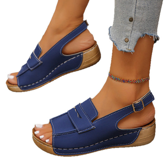 Damen Komfortable Sandalen mit verstellbarem Riemen und anatomischer Fußbettung Nord Taschen