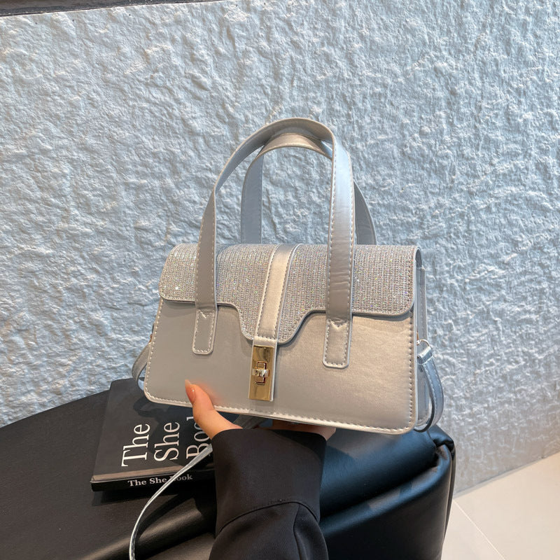 Damen elegante Handtasche mit funkelndem Obermaterial Nord Taschen