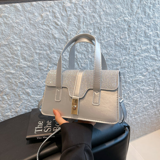 Damen elegante Handtasche mit funkelndem Obermaterial Nord Taschen