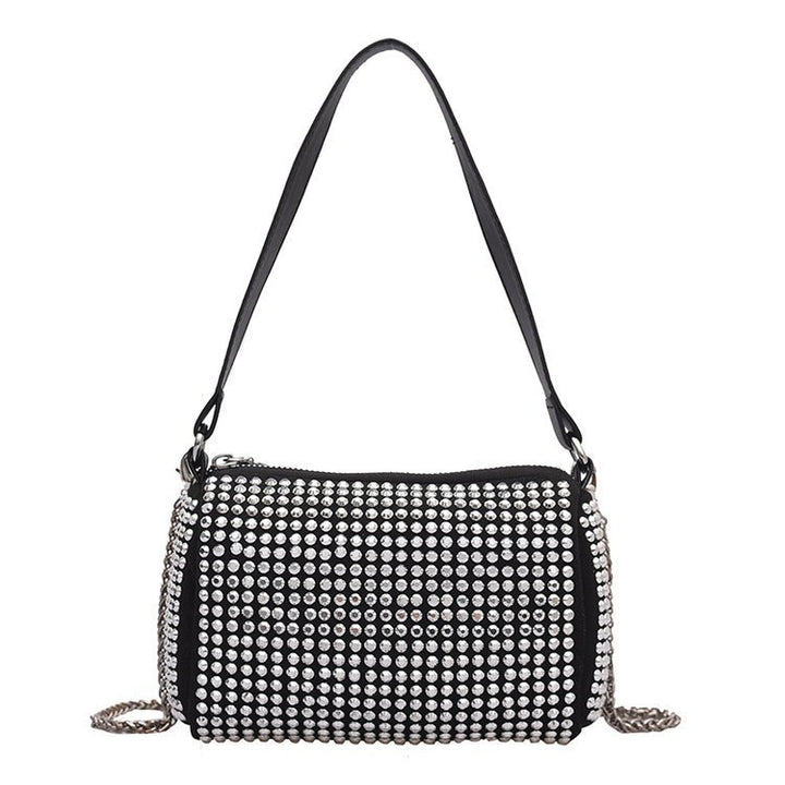 Damen elegante Umhängetasche mit Strassverzierungen Nord Taschen