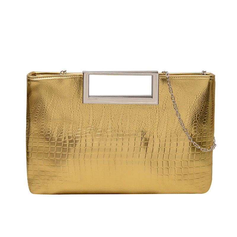 Damen elegante Clutch-Tasche im stilvollen Krokodil-Look Nord Taschen