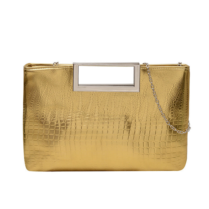 Damen elegante Clutch-Tasche im stilvollen Krokodil-Look Nord Taschen