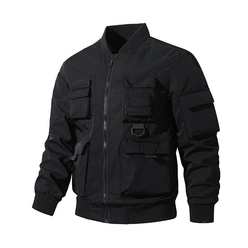 Herren Funktionale Bomberjacke mit zahlreichen Taschen Nord Taschen