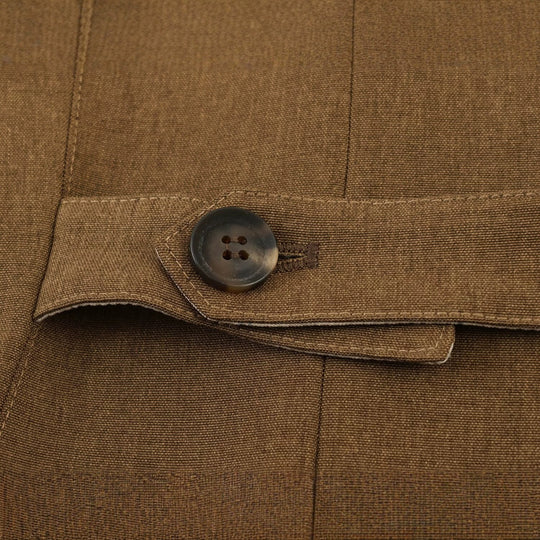 Damen Taillierter Kurzblazer mit Wiener Nähten, durchgehender Knopfleiste und Pattentaschen Nord Taschen