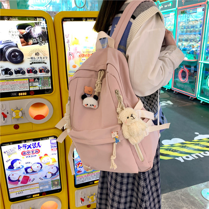 Damen Rucksack mit niedlichen Applikationen und vielseitigen Fächern Nord Taschen