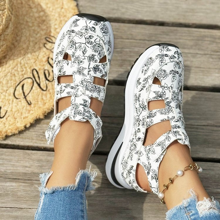 Damen sportliche Sandalen mit modischem Schnitt und atmungsaktiven Einsätzen