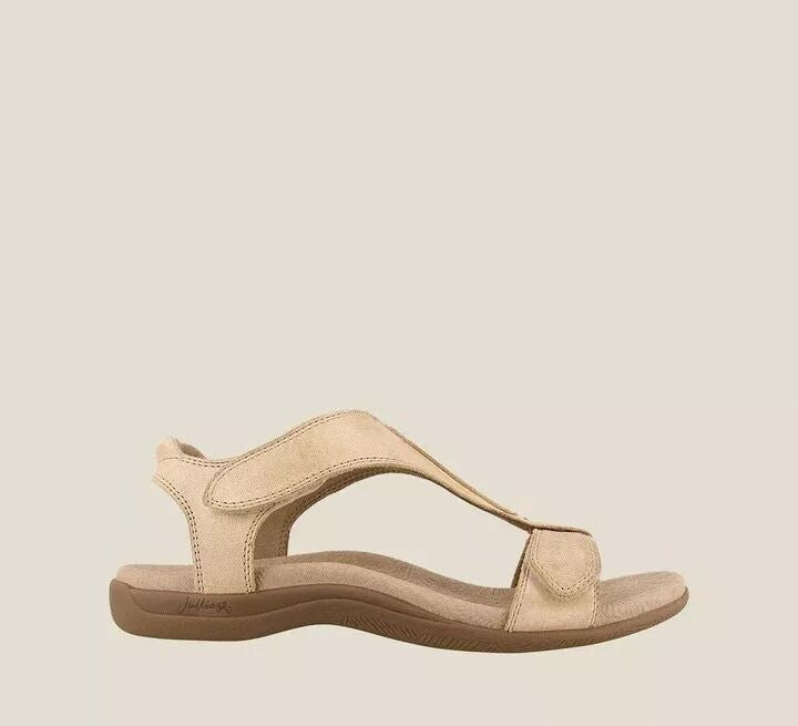 Damen Freizeit-Sandalen mit verstellbaren Riemen und ergonomischem Fußbett