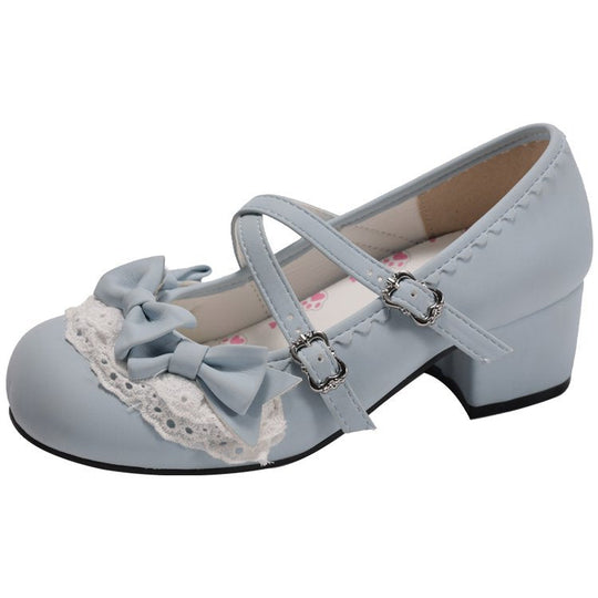 Damen elegante Mary Jane Ballerinas mit modischem Schleifenverzierung Nord Taschen