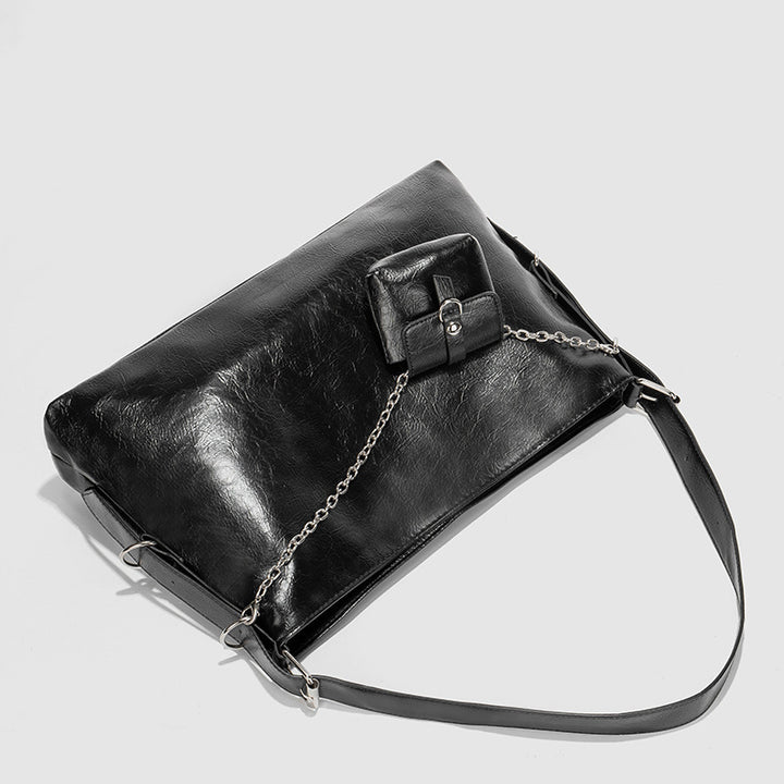 Damen Hobo-Tasche mit schickem Kettenakzent und praktischem Innenlayout Nord Taschen