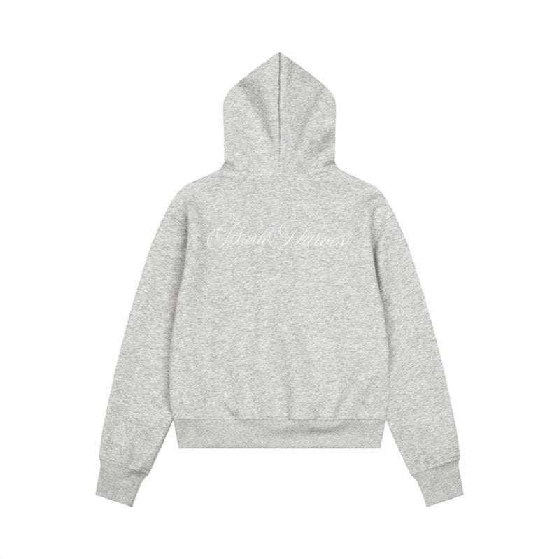 Damen Kapuzen-Sweatjacke mit durchgehendem Reißverschluss, dekorativer Kordel-Ösenverzierung und Military-Detail Nord Taschen