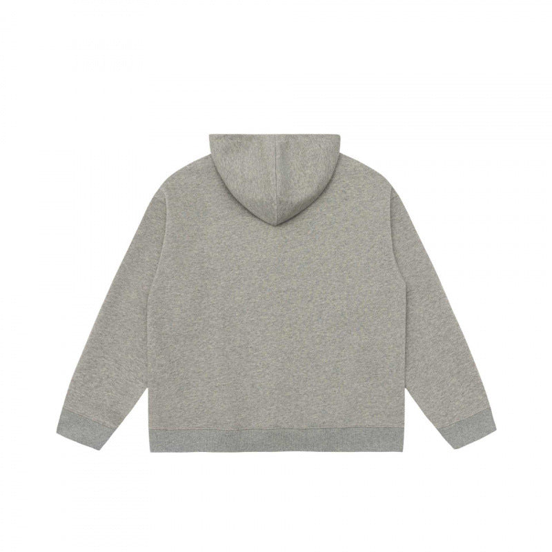 Unisex Kapuzen-Halbzip-Sweatshirt mit Kängurutasche und Rippbündchen Nord Taschen