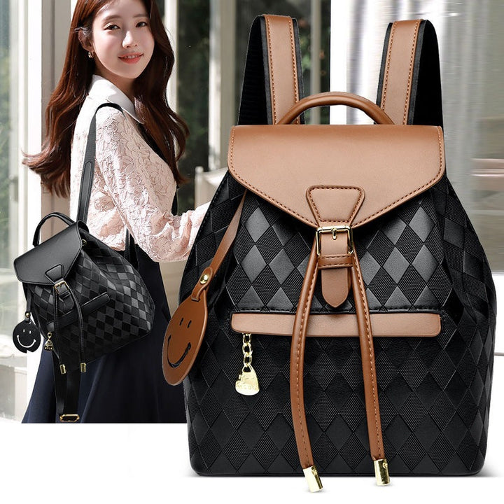 Damen elegante Rucksacktasche mit geflochtenem Design Nord Taschen