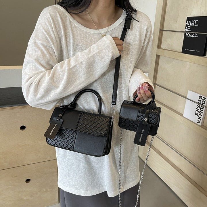 Damen Modische Handtasche mit exklusivem geflochtenem Design Nord Taschen