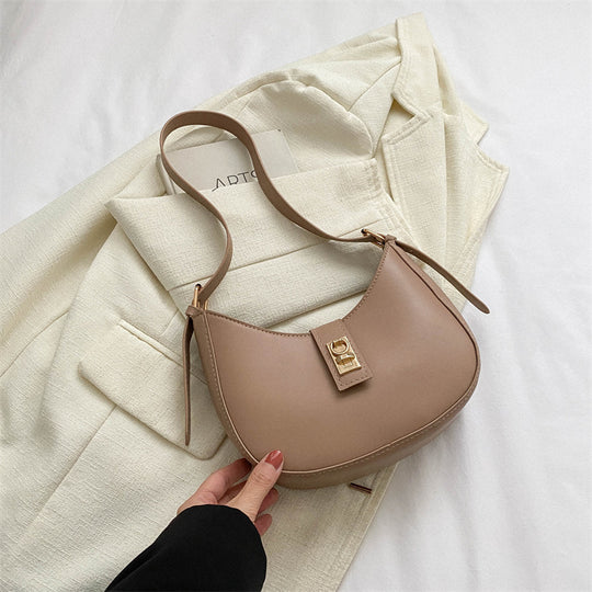 Damen Umhängetasche mit elegantem Klappverschluss und luxuriösem Kunstleder Nord Taschen