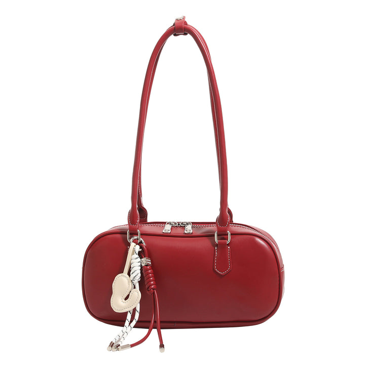 Damen Umhängetasche mit elegantem Herzanhänger und verstellbarem Trageriemen Nord Taschen
