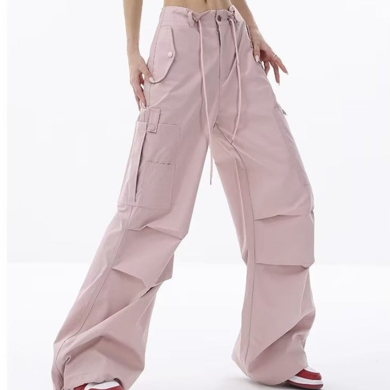Damen Cargo-Hose im lässigen Oversized-Schnitt mit praktischen Taschen und verstellbarem Bund Nord Taschen