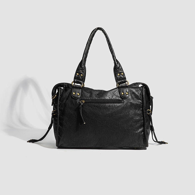 Damen Tragetasche mit eleganten Details und robustem Reißverschluss Nord Taschen