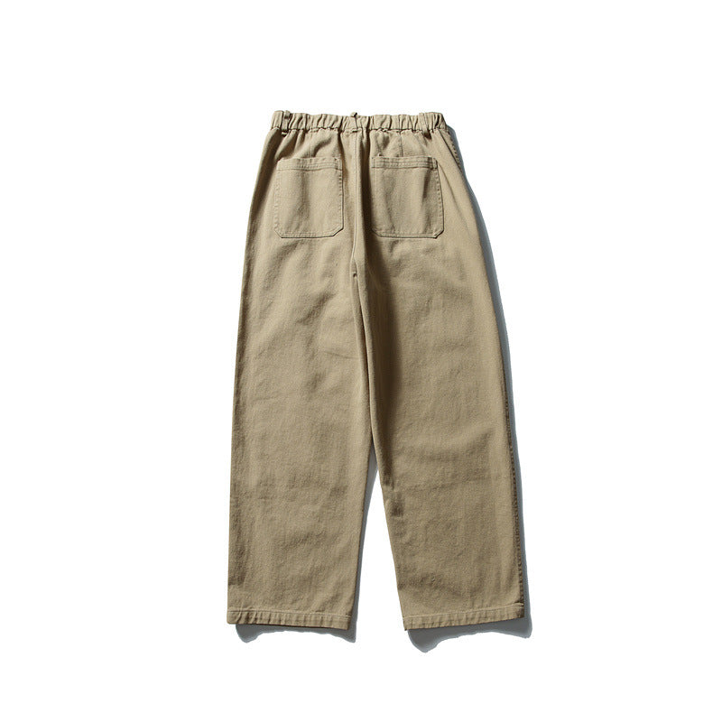 Herren weite Utility-Arbeitshose mit aufgesetzten Patch‑Taschen und elastischem Bund Nord Taschen