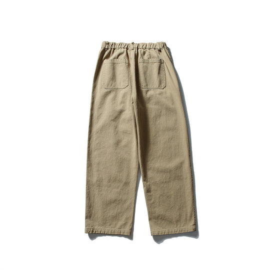 Herren weite Utility-Arbeitshose mit aufgesetzten Patch‑Taschen und elastischem Bund Nord Taschen