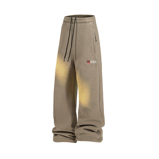Damen Fleece-Hose mit elastischem Bund, Reißverschlusstaschen und Thermo-Innenfutter Nord Taschen